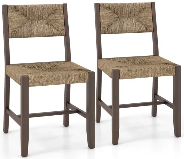 Wooden Dining Chair Set of 2 for Kitchen Dining Room