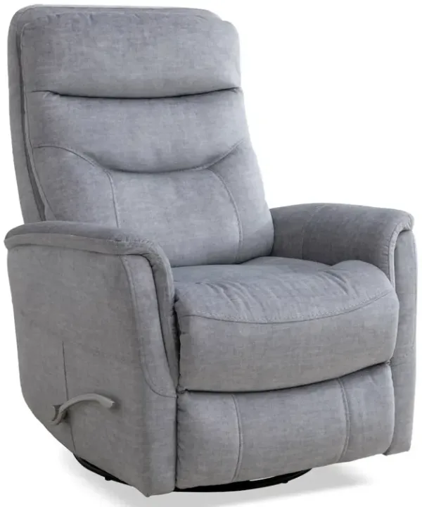 Parker Living Gemini - Capri Silver Swivel Glider Recliner