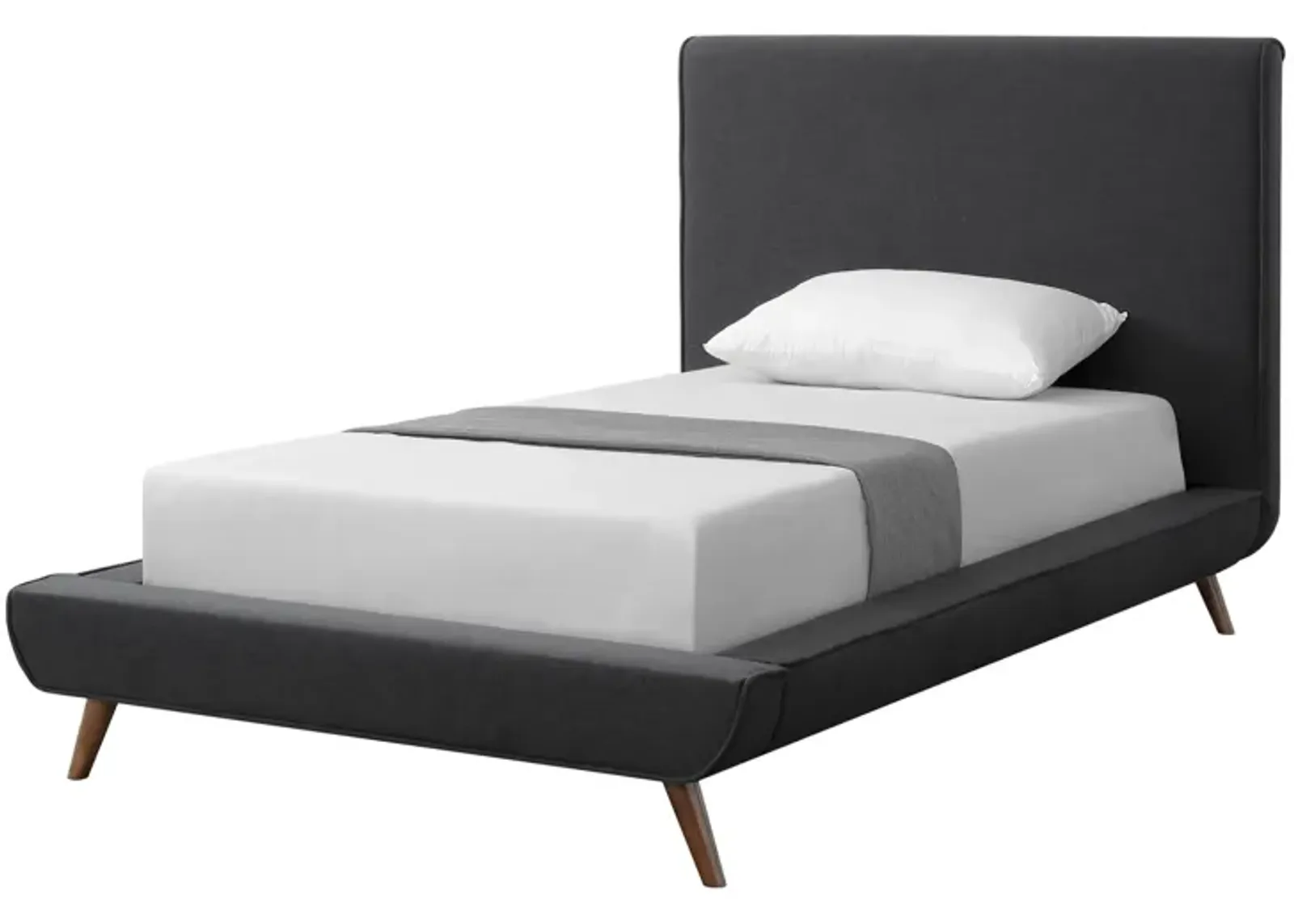 Loft Lyfe Eliezer Linen Upholstered Platform Bed