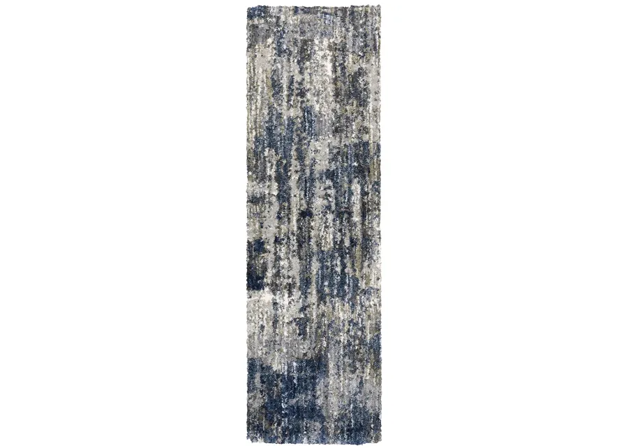 Aspen 2'3" x 7'6" Grey Rug