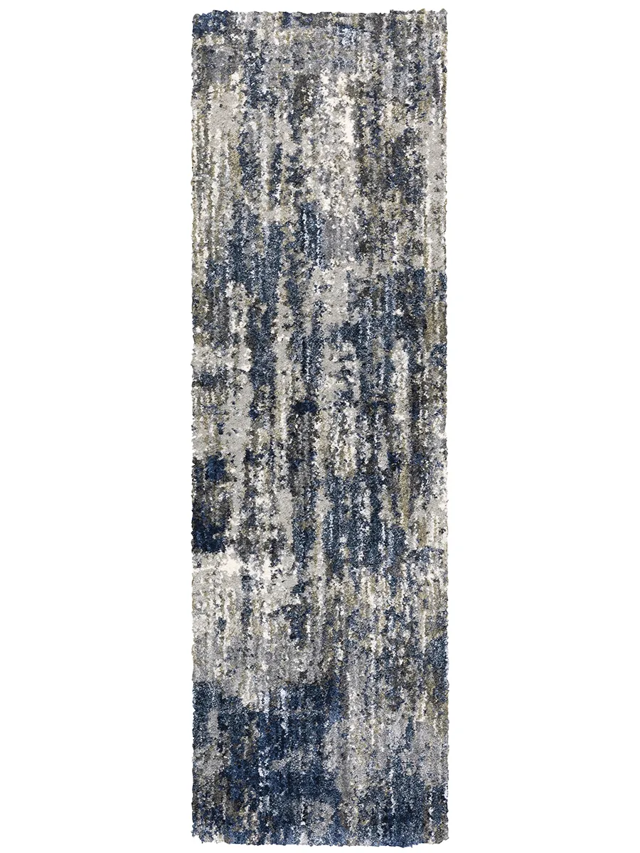 Aspen 2'3" x 7'6" Grey Rug