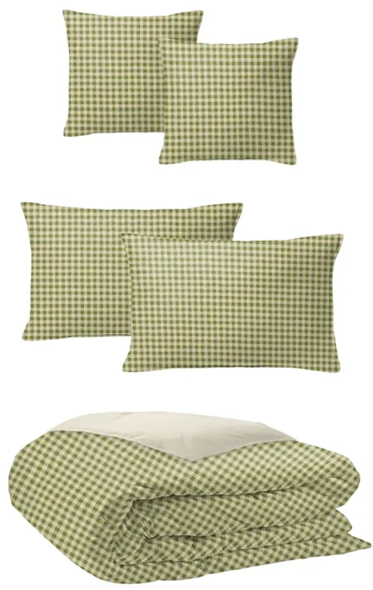 6ix Tailors Fine Linens Lincolnshire Basil Duvet Cover Set