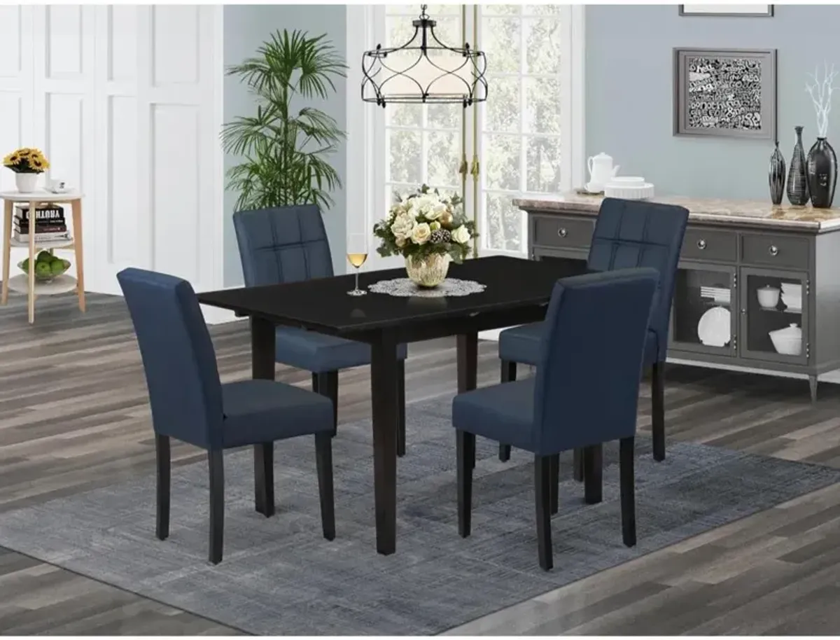 5 Piece Dinner Table Set consists A Dining Table