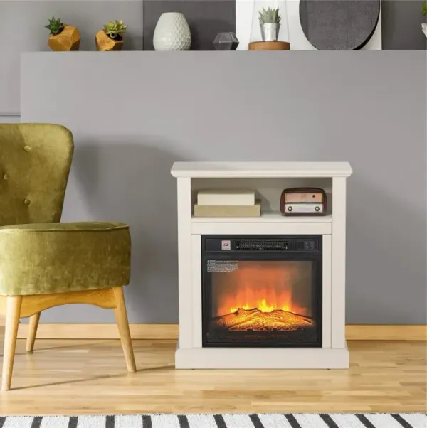 Portable Electric Fireplace Heater for Home and Office Warmth