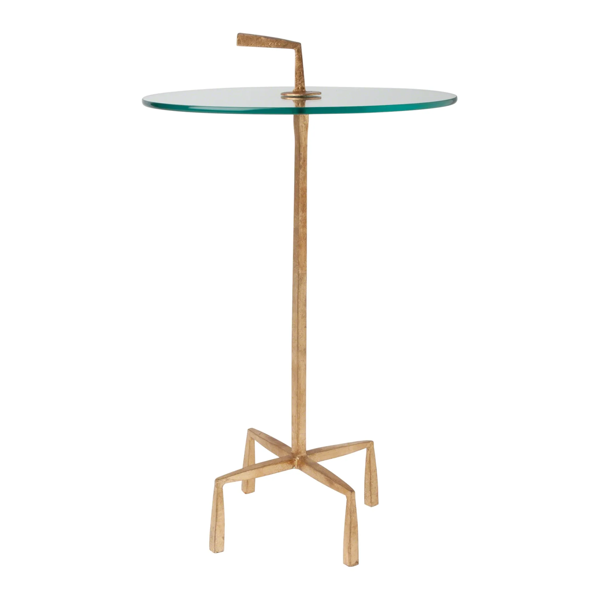 Quad Pod Accent Table- Gold