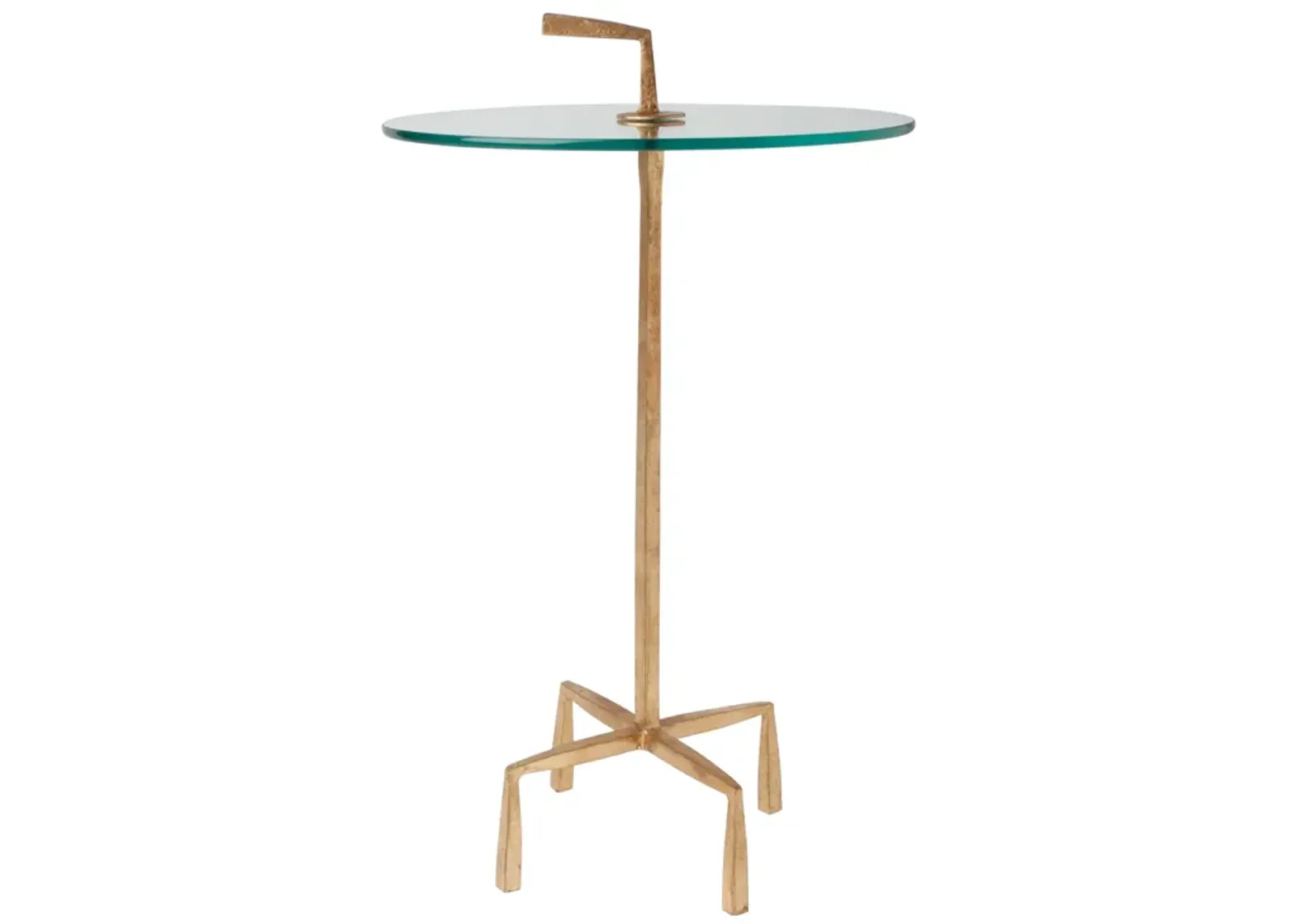 Quad Pod Accent Table- Gold