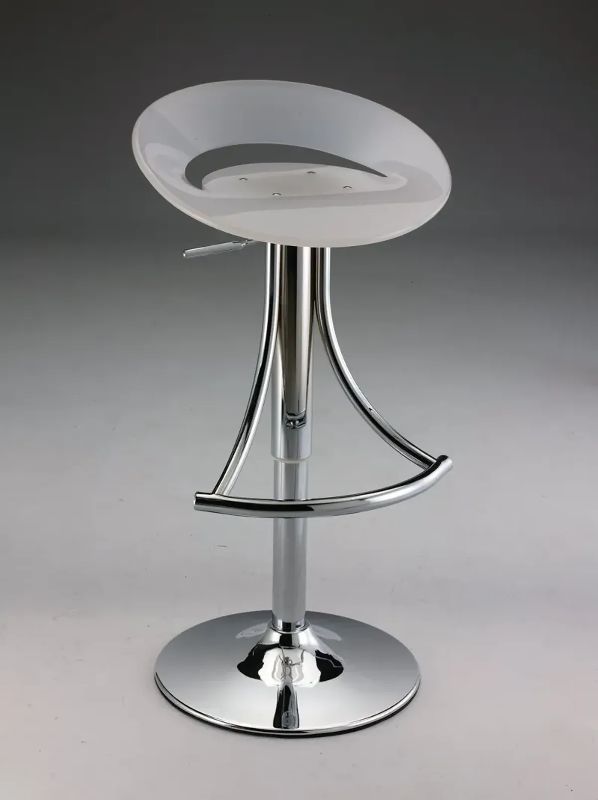 ARCRYLIC BAR STOOL, MILKY