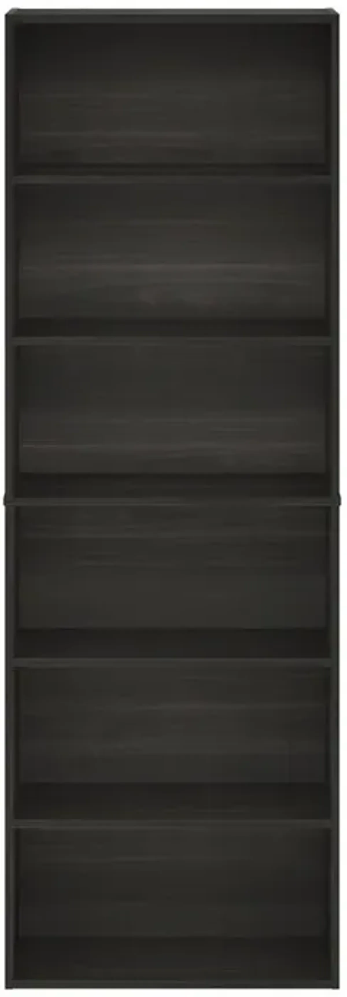 JAYA Simply Home Free Standing 6-Tier Open Storage Bookcase, Espresso