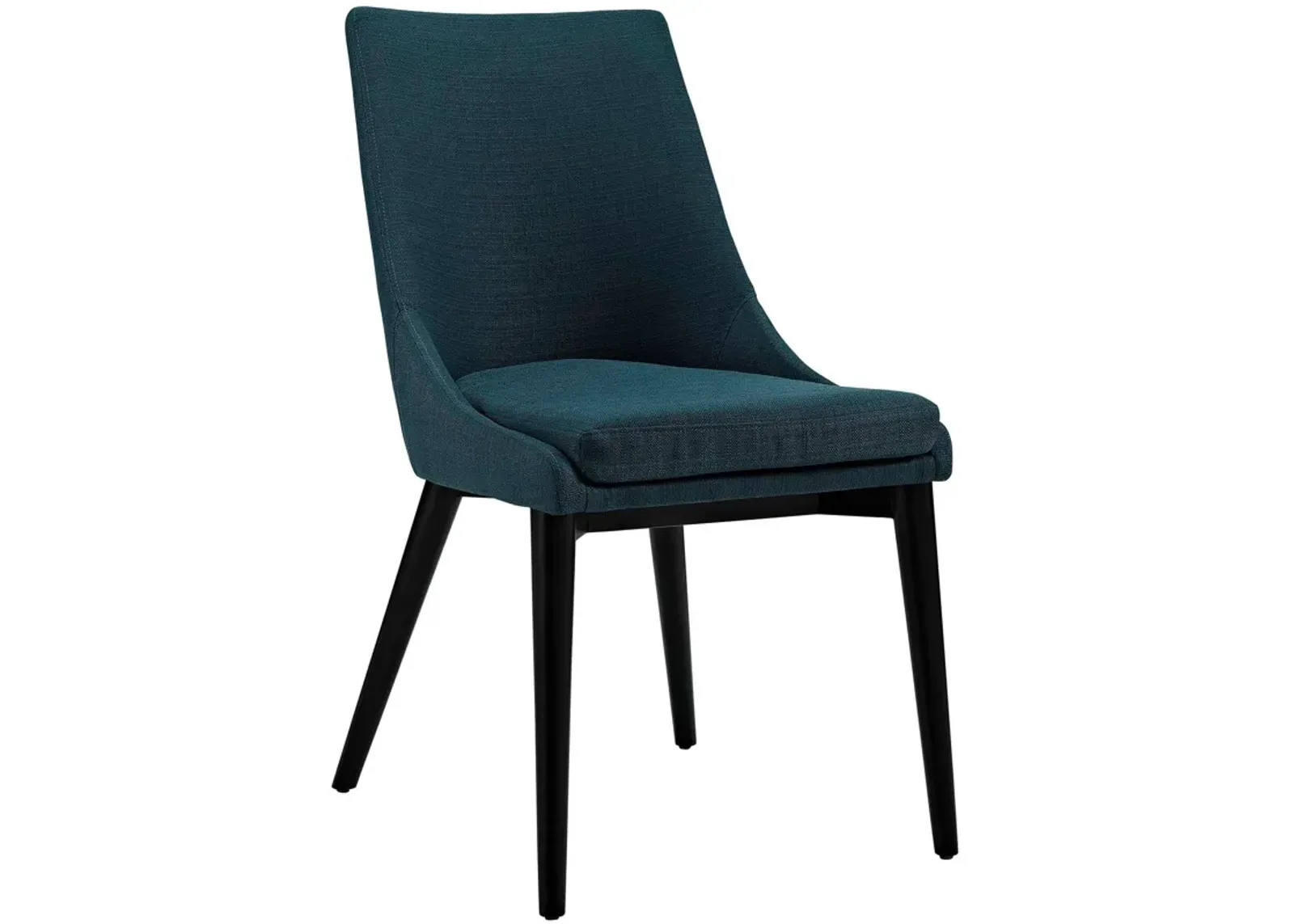 Viscount Fabric Dining Chair, Azure-Benzara