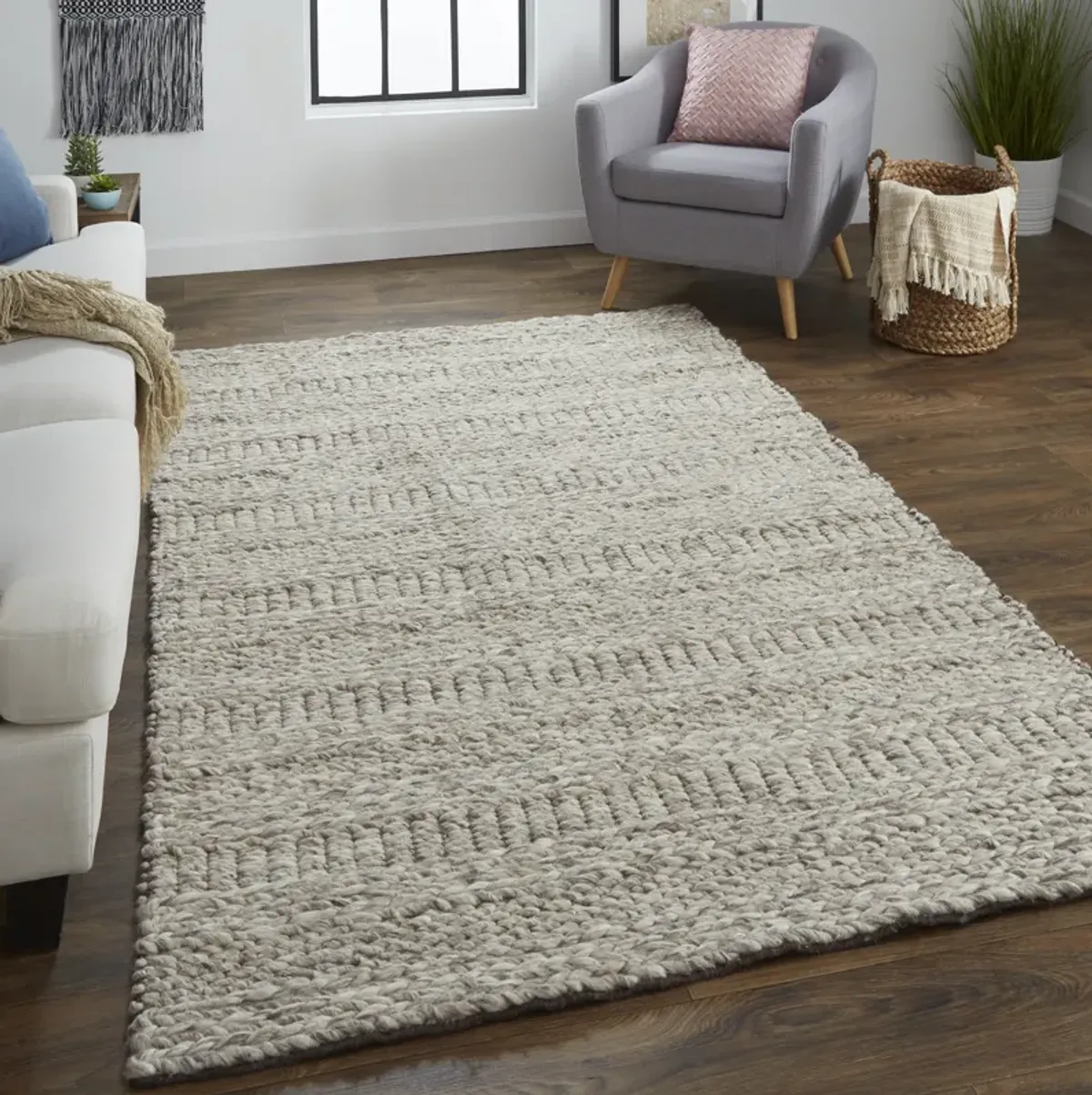 Berkeley 0737F Ivory/Gray/Tan 2' x 3' Rug