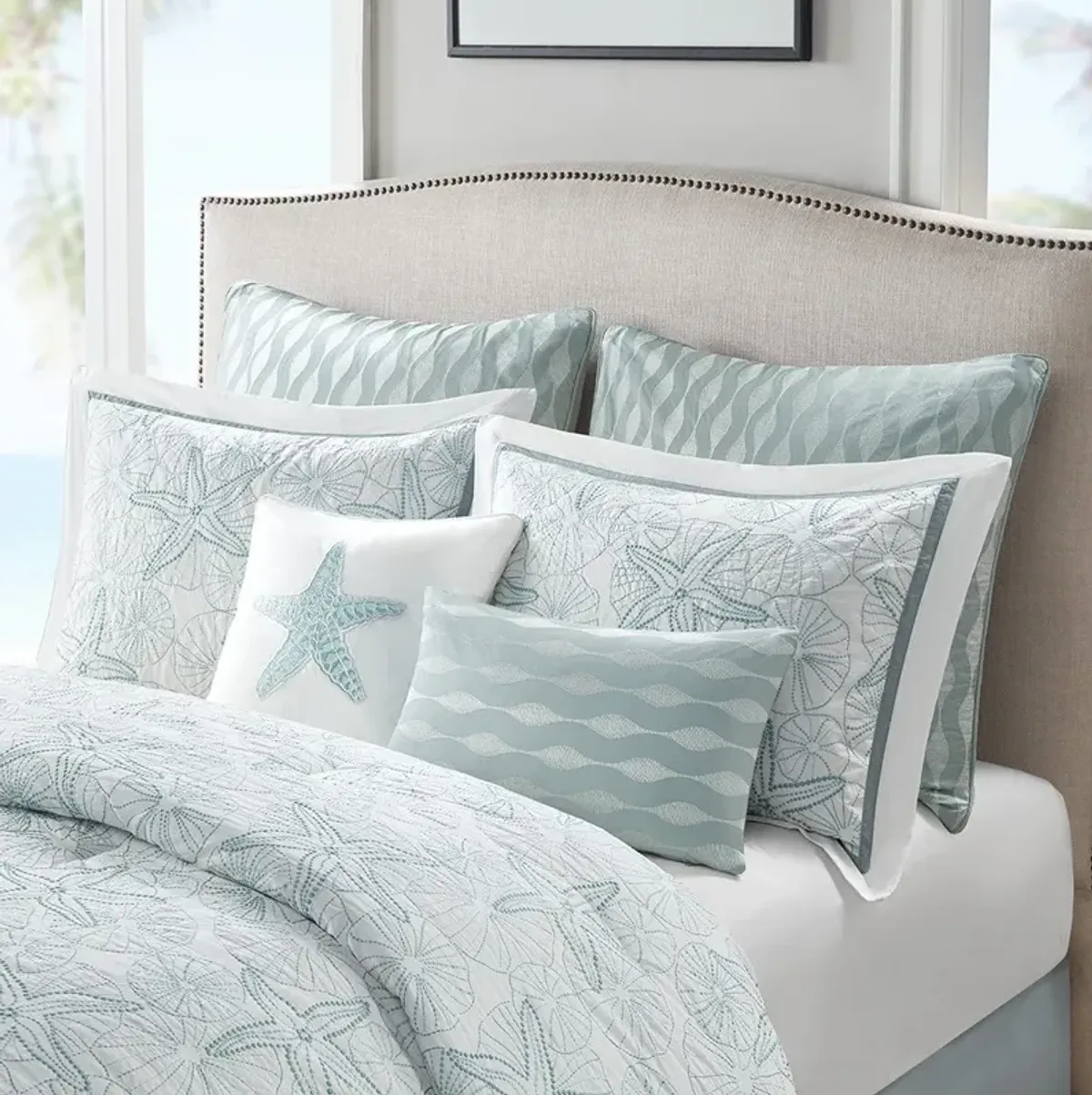 Gracie Mills Celina Seaside Serenity Comforter Set