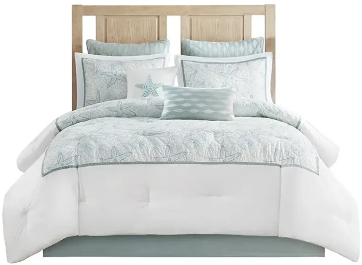 Gracie Mills Celina Seaside Serenity Comforter Set