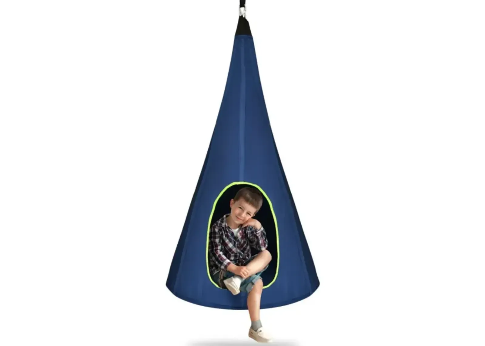 Hivvago 40 Inch Kids Nest Swing Chair Hanging Hammock Seat for Indoor and Outdoor