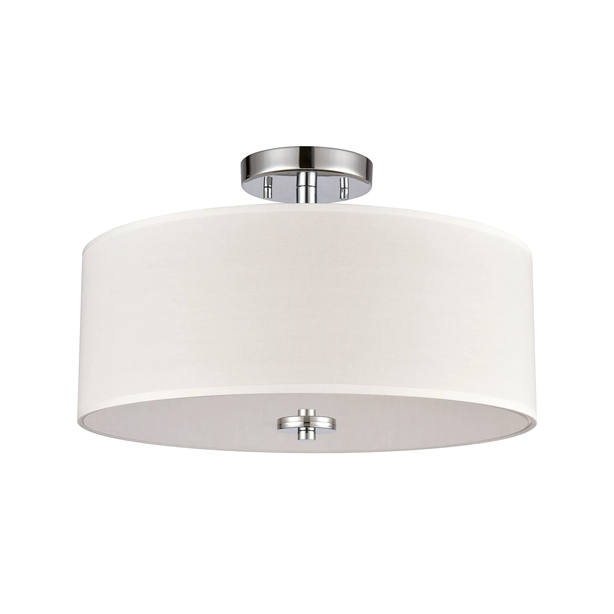 Oakland 16'' Wide 2-Light Semi Flush Mount