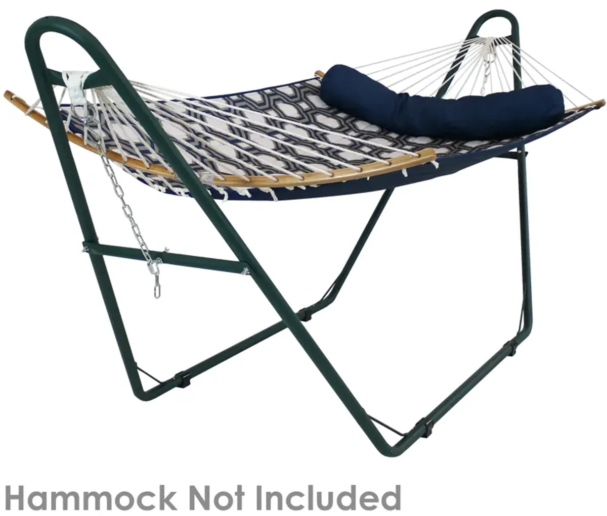 Sunnydaze Powder-Coated Steel Universal Hammock Stand - 124 in