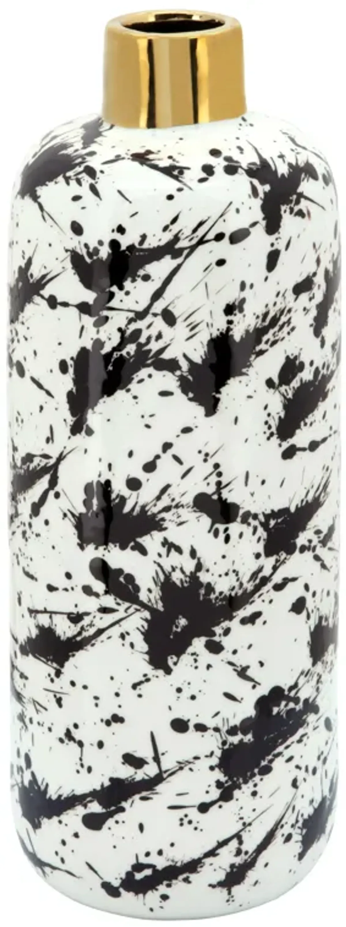 Gold Neck Abstract Vase