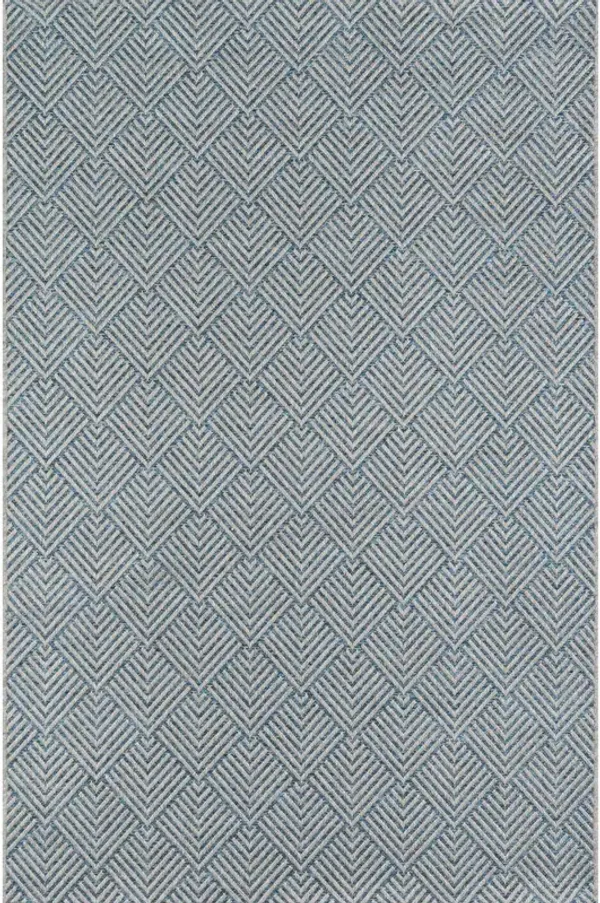 Momeni Contemporary Rectangle Area Rug, Blue, 9'10 X 13'2