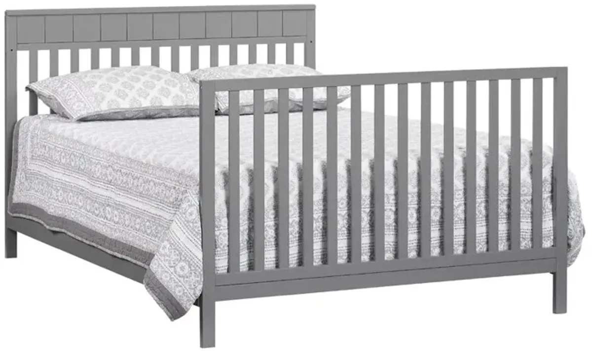 Oxford Baby Logan 4 In 1 Convertible Crib Dove Gray