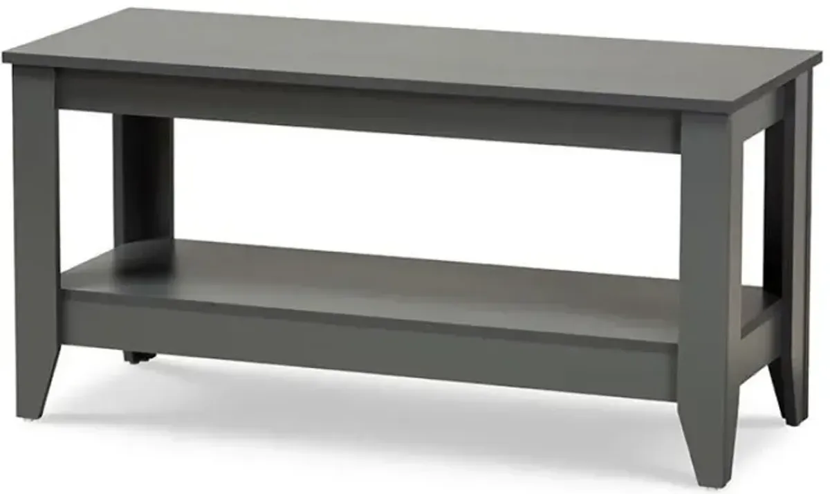 Baxton Studio Elada Modern and Contemporary Grey Finished Wood Coffee Table