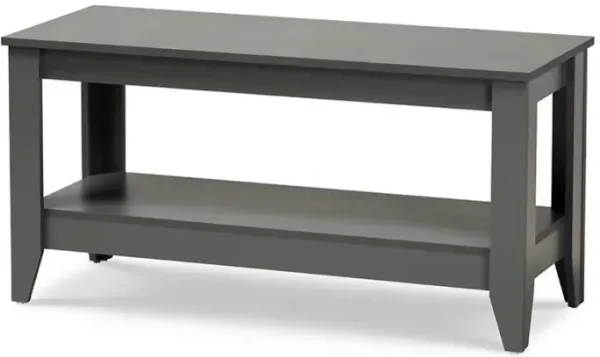 Baxton Studio Elada Modern and Contemporary Grey Finished Wood Coffee Table