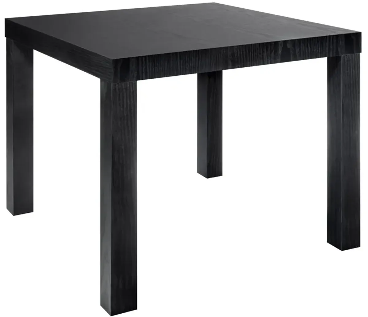 Parsons End Table, Black Oak