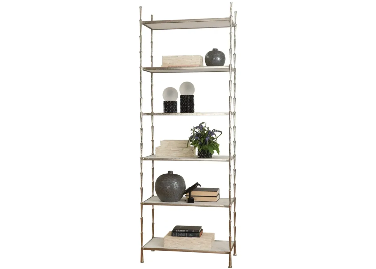 Spike Etagere- Silver