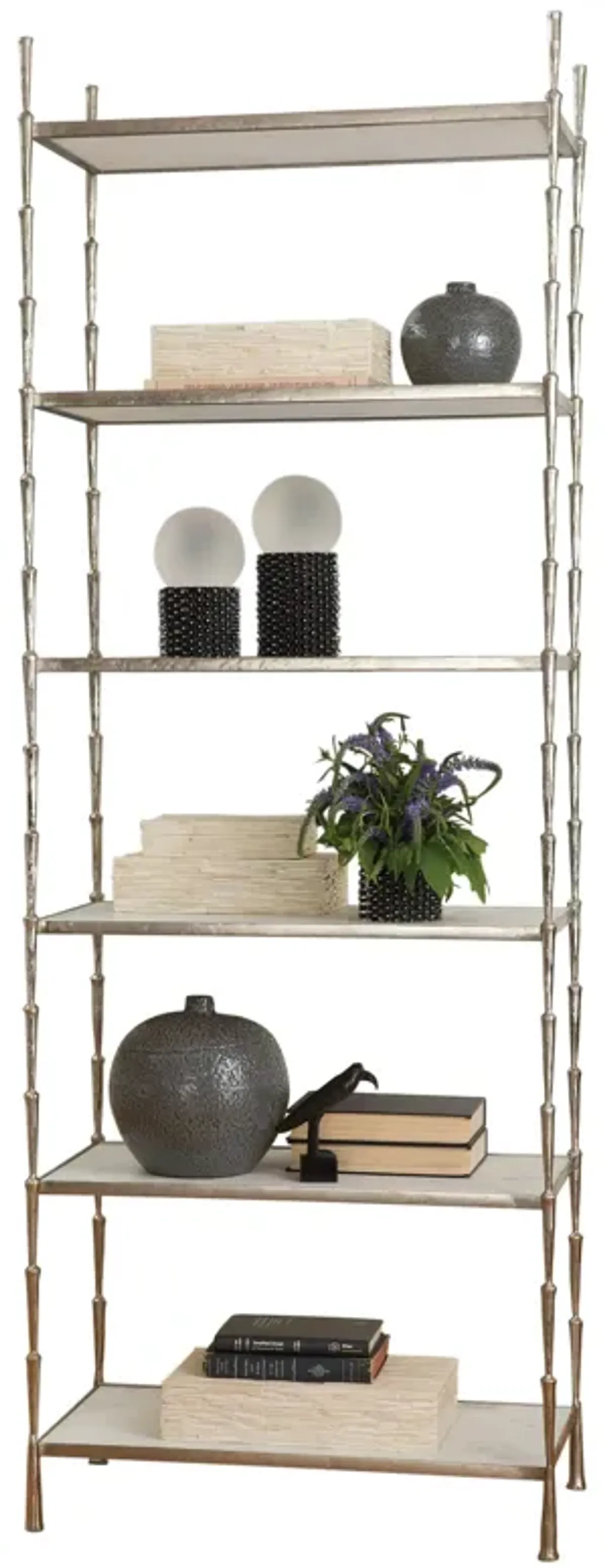 Spike Etagere- Silver