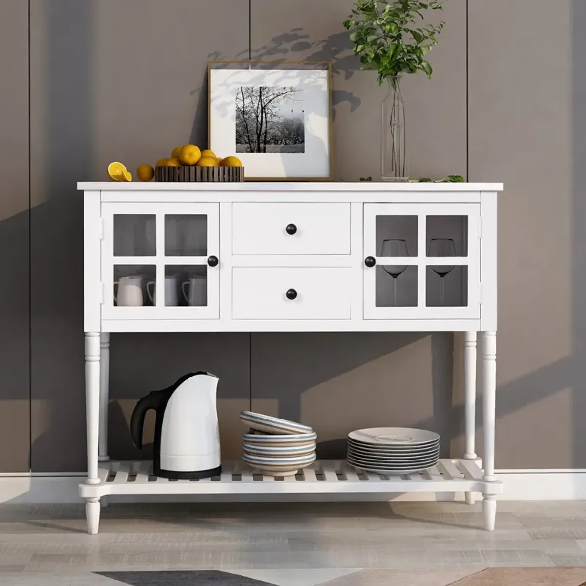 Merax Buffet Storage Cabinet Console Table