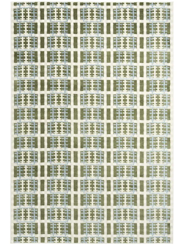 Nordic NRC08 Blue/Green 5' x 7' Rug