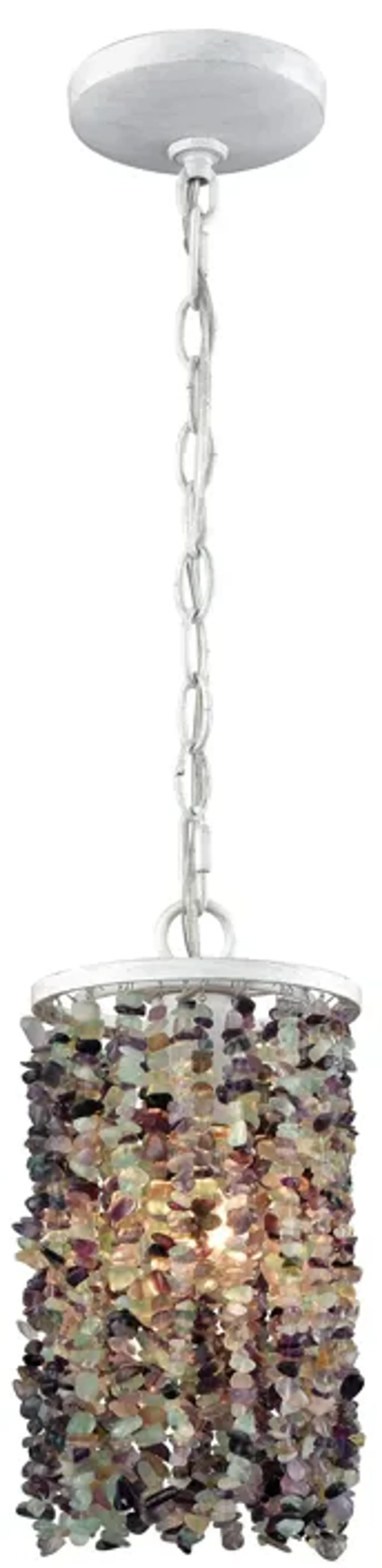 Agate Stones 1-Light Mini Pendant