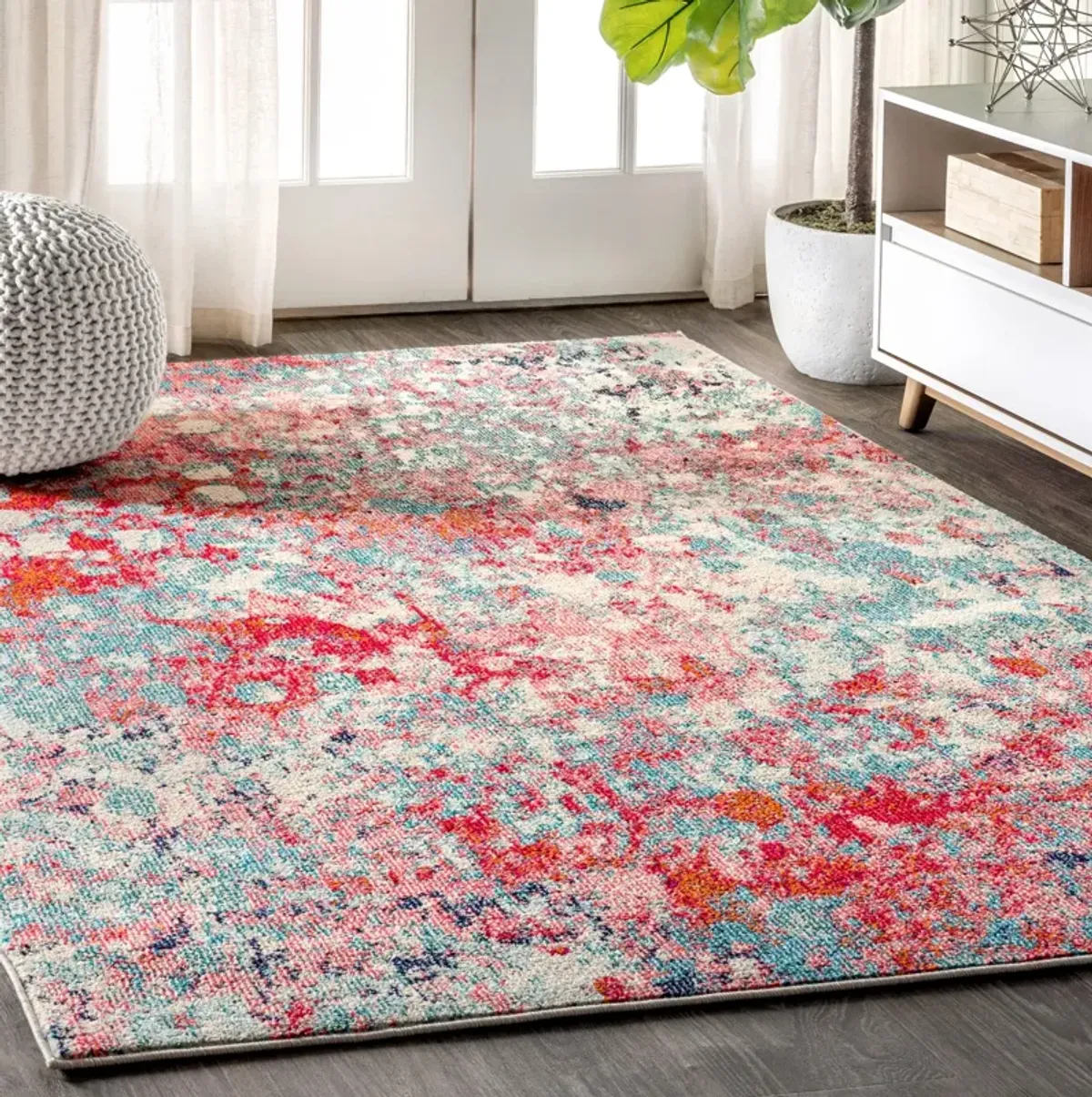 Inspired Contemporary Pop Modern Abstract Area Rug