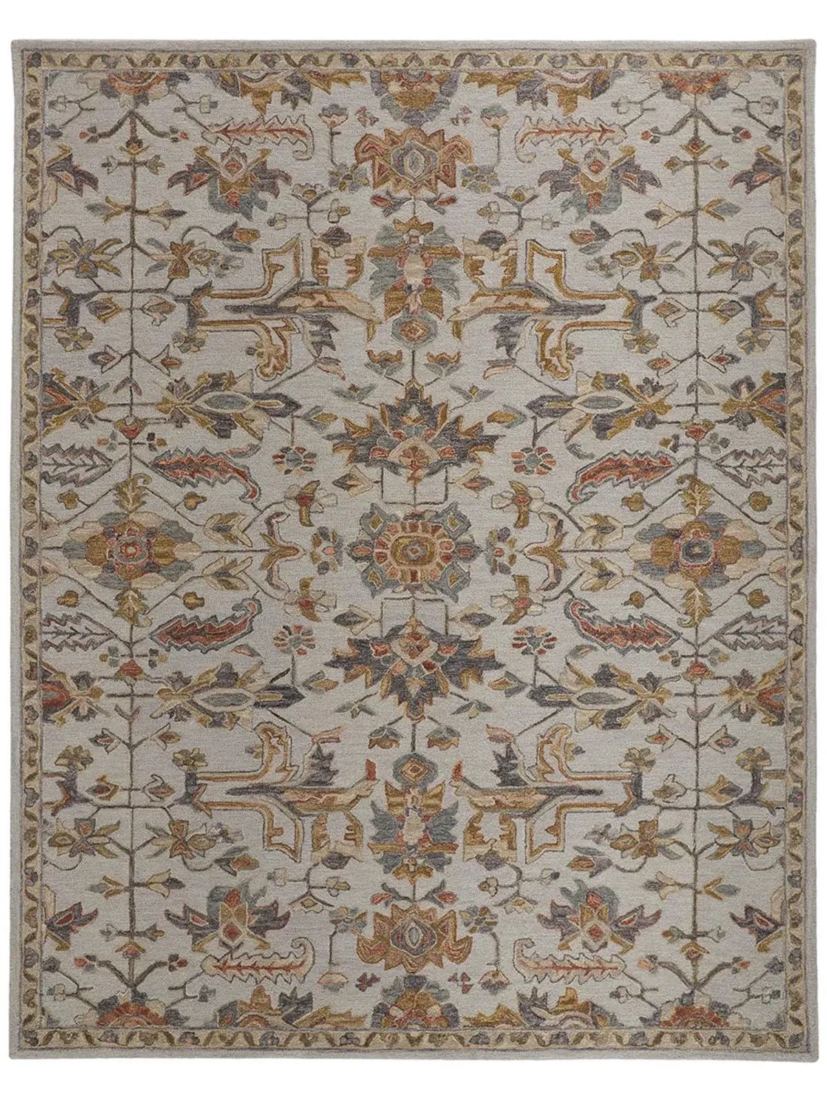 Fallon 8838F Gray/Gold 2' x 3' Rug