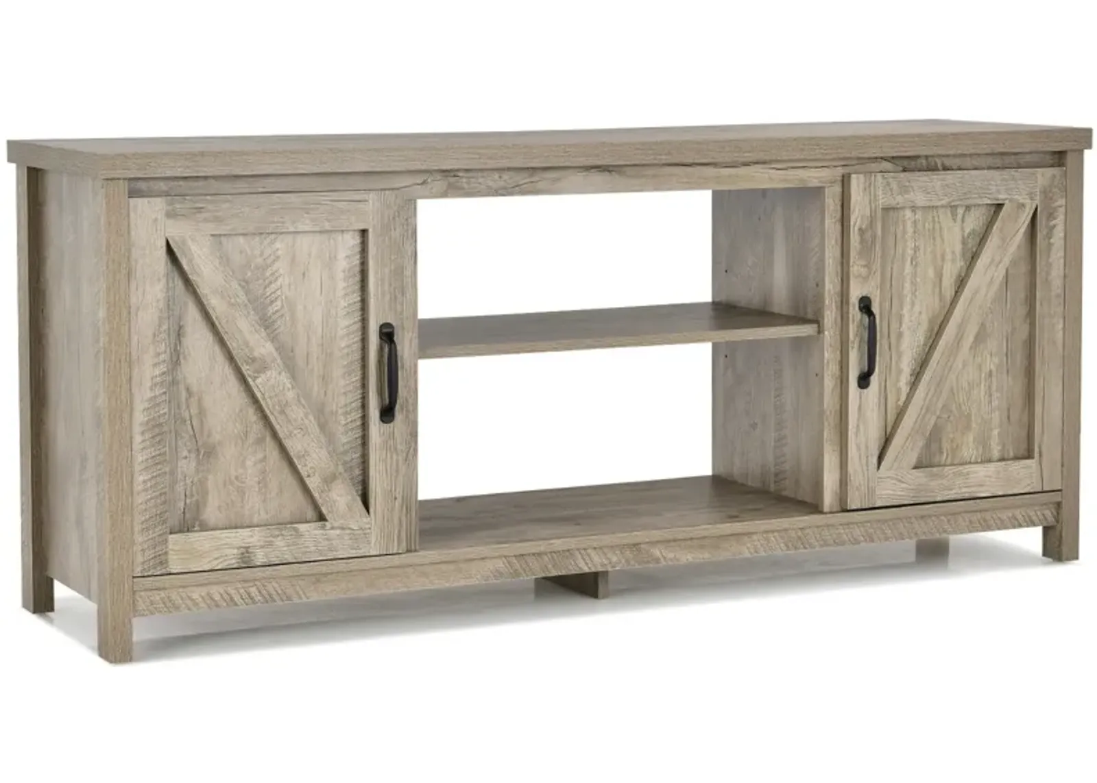 59 Inches TV Stand Media Console Center with Storage Cabinet