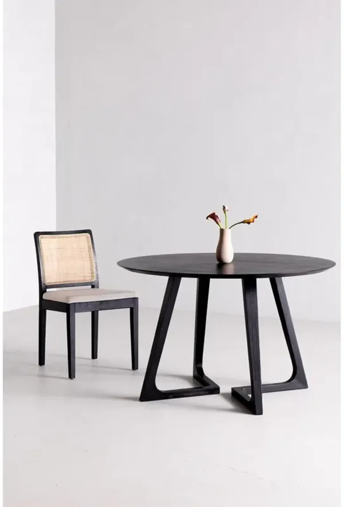 Moe's Home Collection Orville Dining Chair Black-Set Of Two