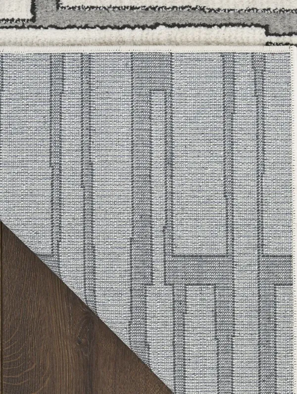 Nordic NRC02 Ivory/Gray 8' x 10' Rug