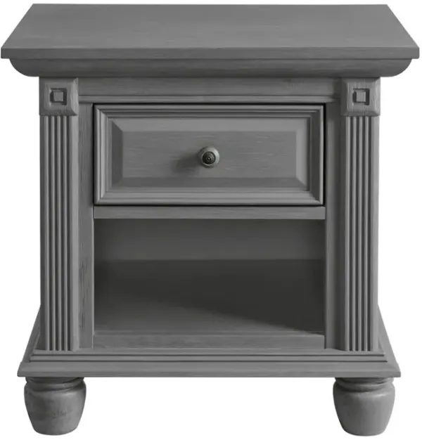 Oxford Baby London Lane Night Stand Arctic Gray