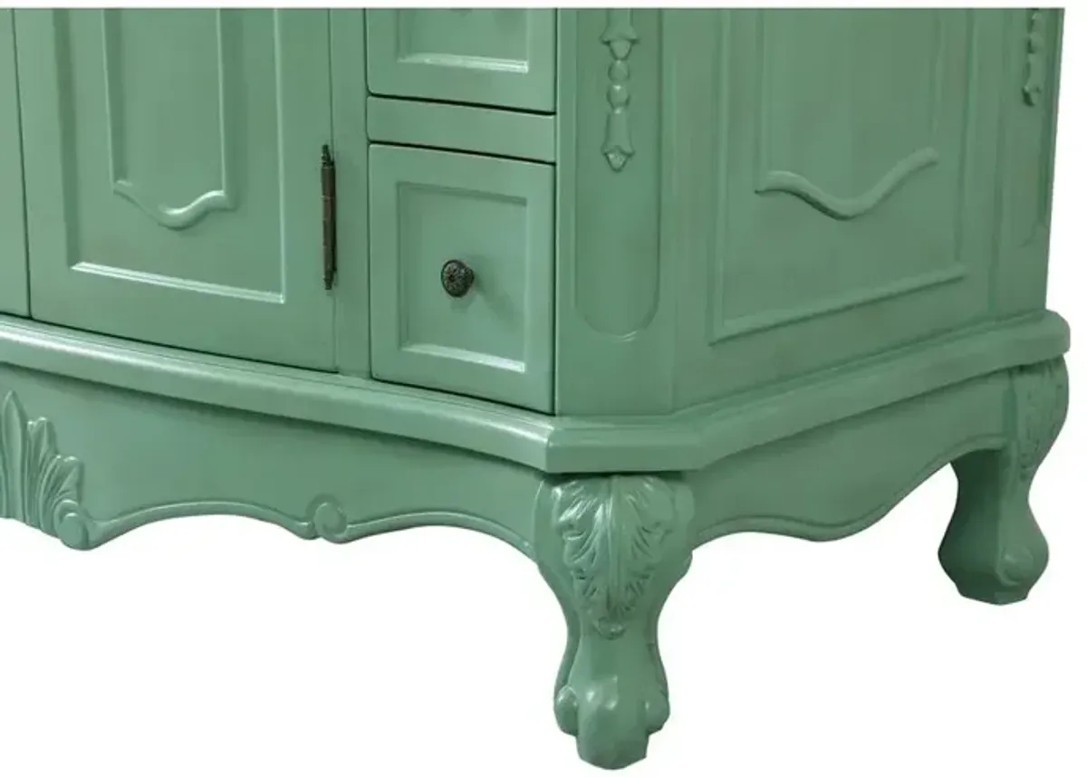 Elegant Kitchen and Bath 42 inch Single Bathroom vanity in vintage mint