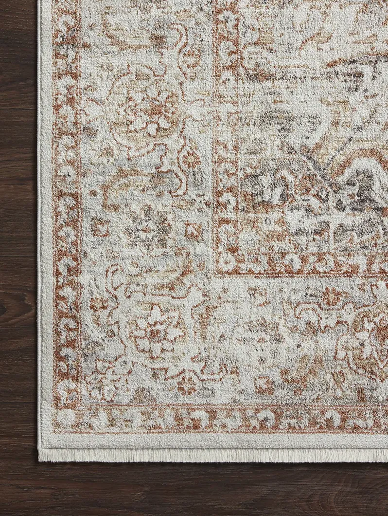 Bonney BNY01 Ivory/Sunset 7'10" x 10'2" Rug