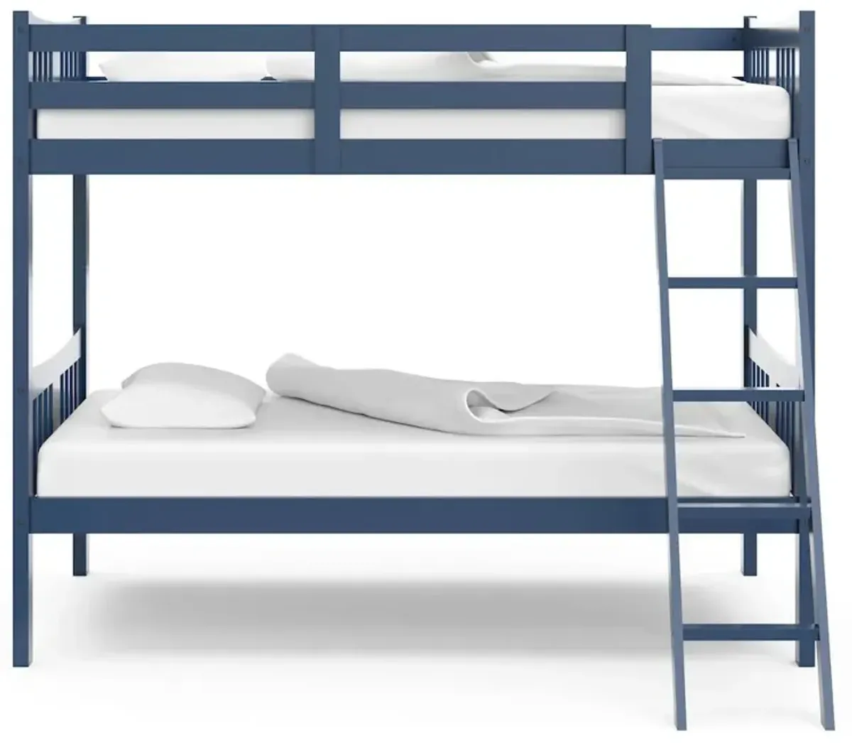 Storkcraft Caribou Twin-over-Twin Bunk Bed (Navy)