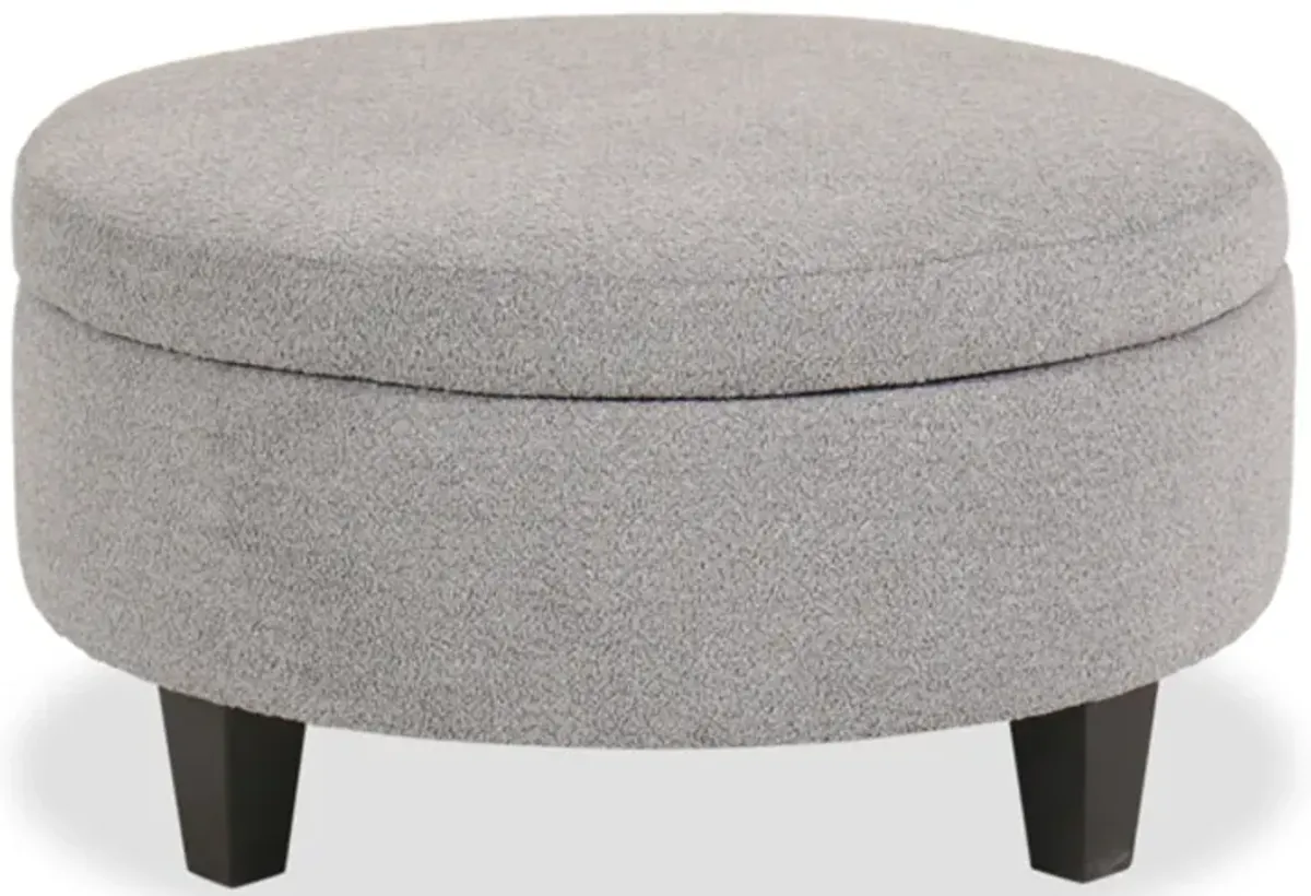 Medium Round Storage Ottoman