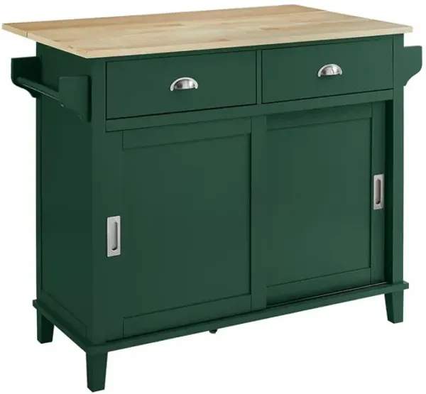 Cora Drop Leaf Kitchen Island
