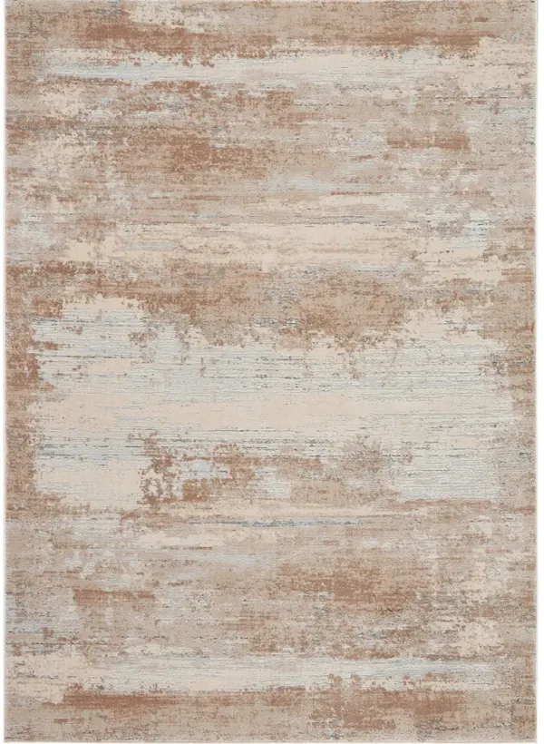 Rustic Textures RUS03 Beige 5'3" x 7'3" Rug