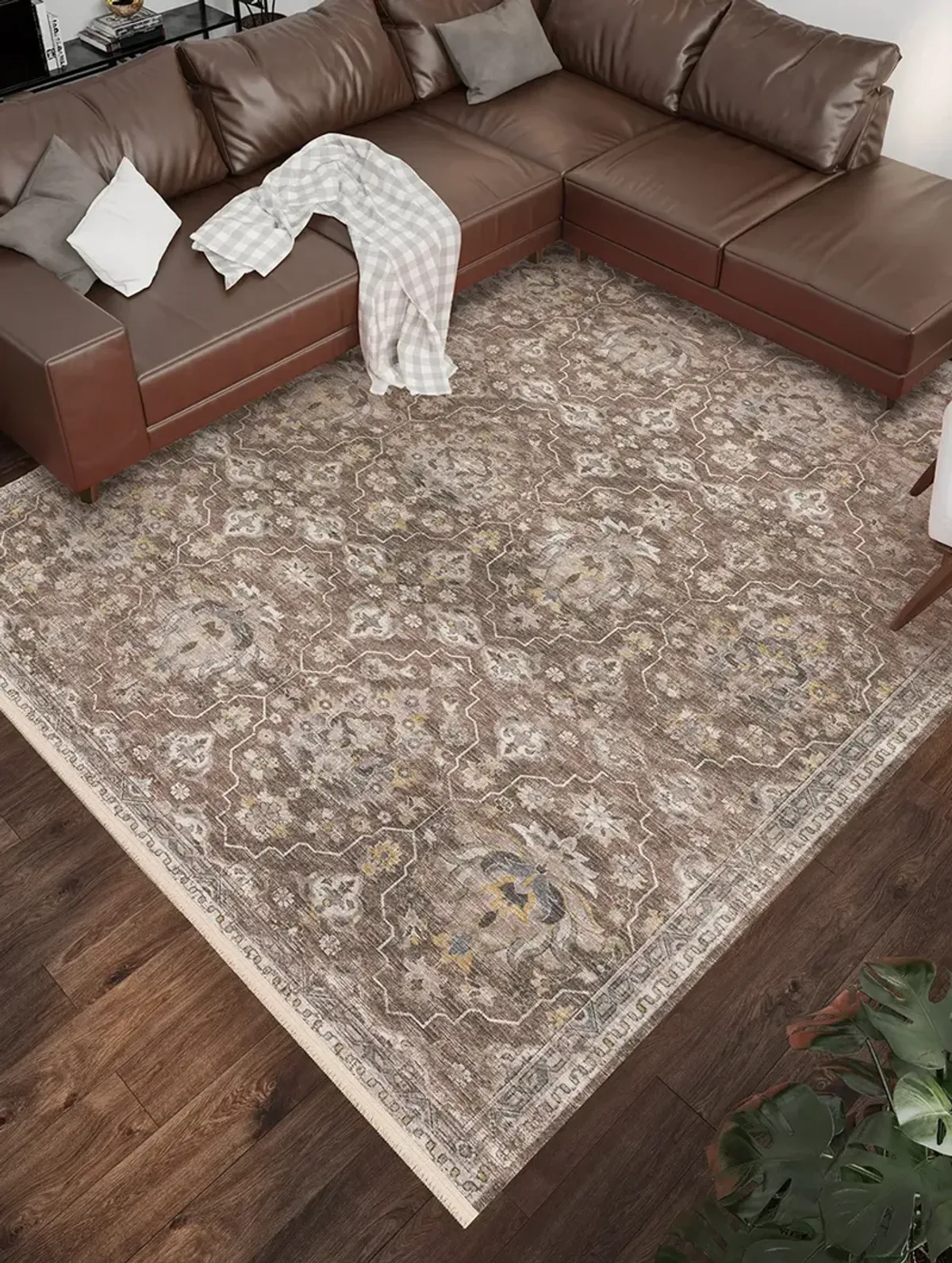 Marbella MB4 Mocha 5' x 7'6" Rug