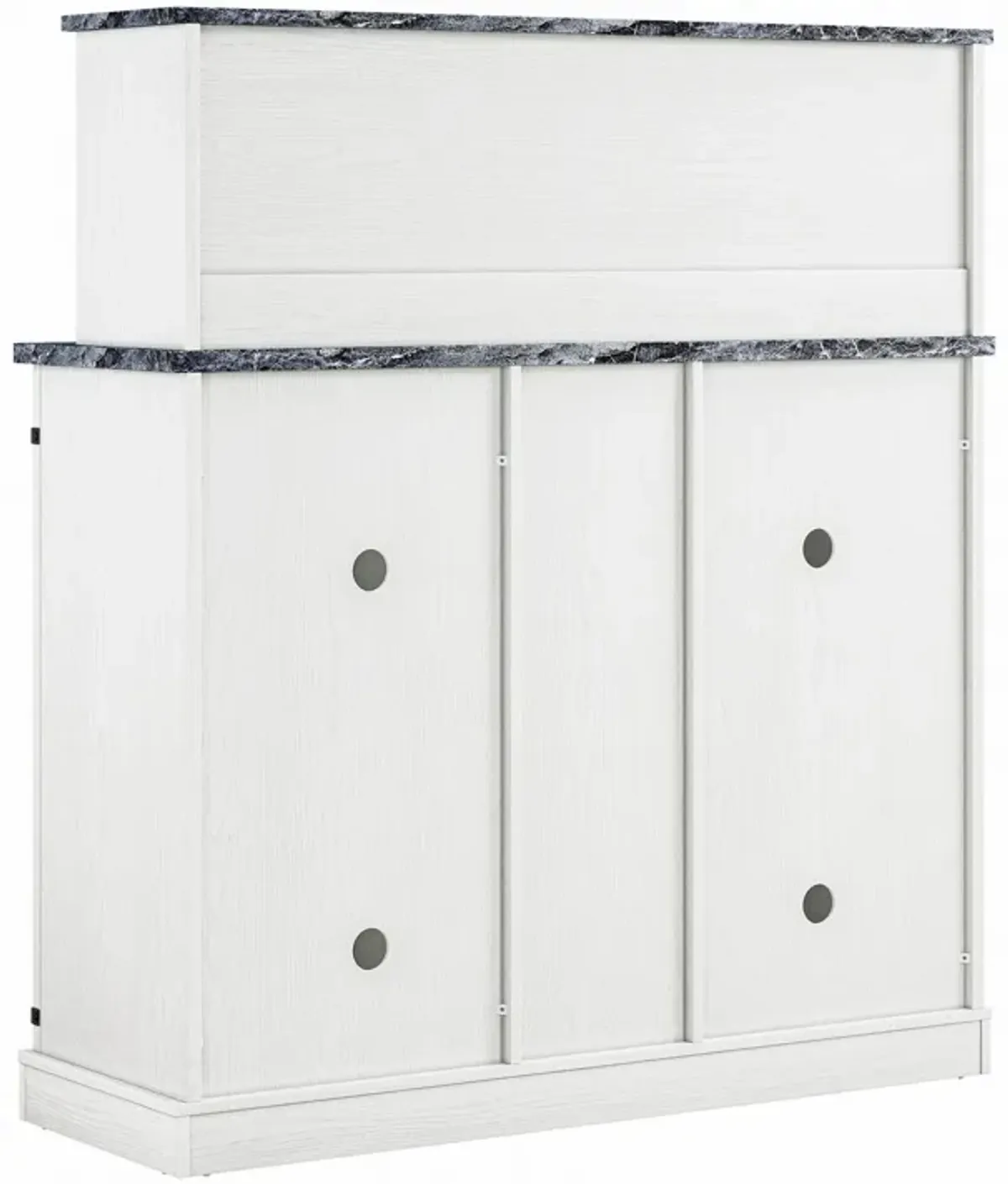 FESTIVO Farmhouse Buffet Bar Cabinet with Wine Storage