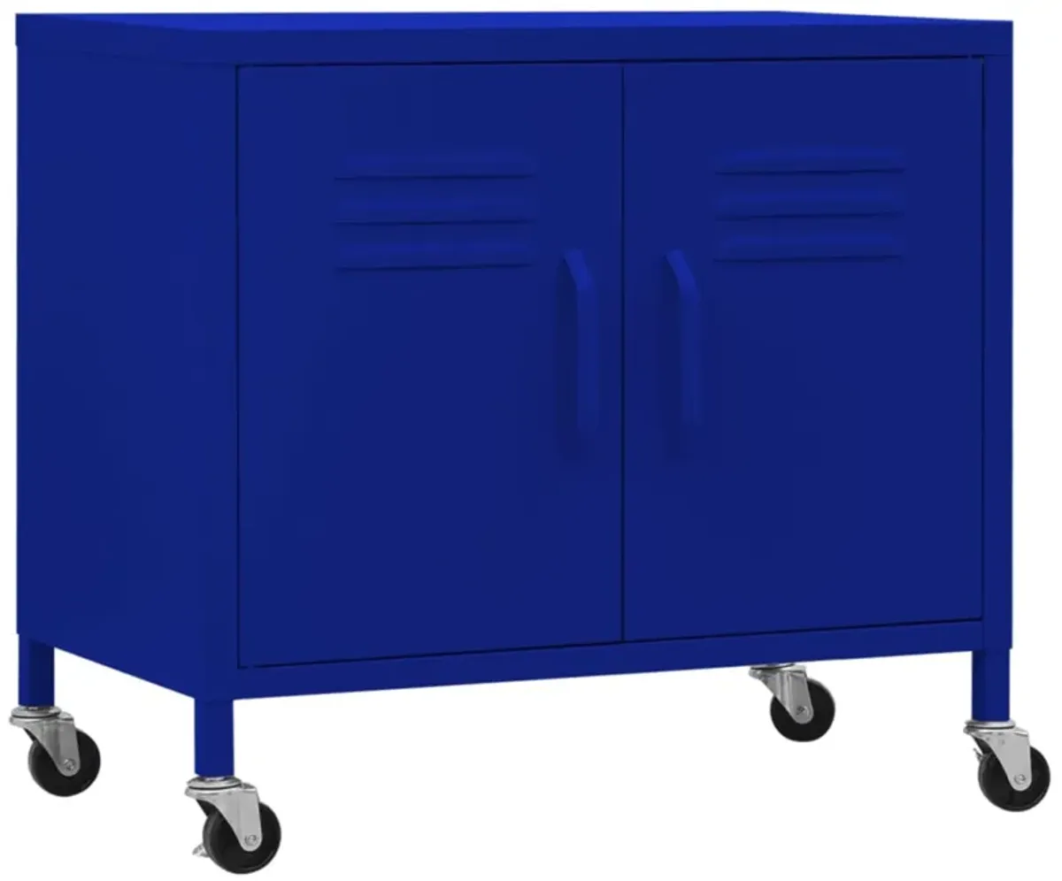 vidaXL Storage Cabinet 23.6"x13.8"x22" Steel