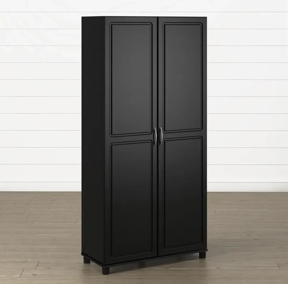 Kendall 36" Utility Storage Cabinet, Black