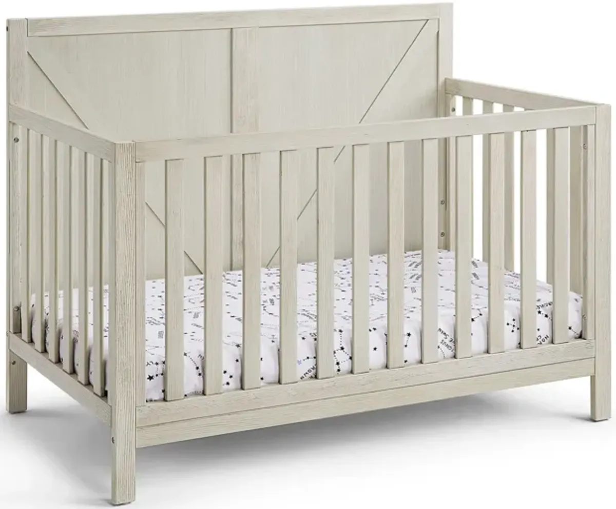 Suite Bebe Barnside 4-in-1 Convertible Crib Washed Gray