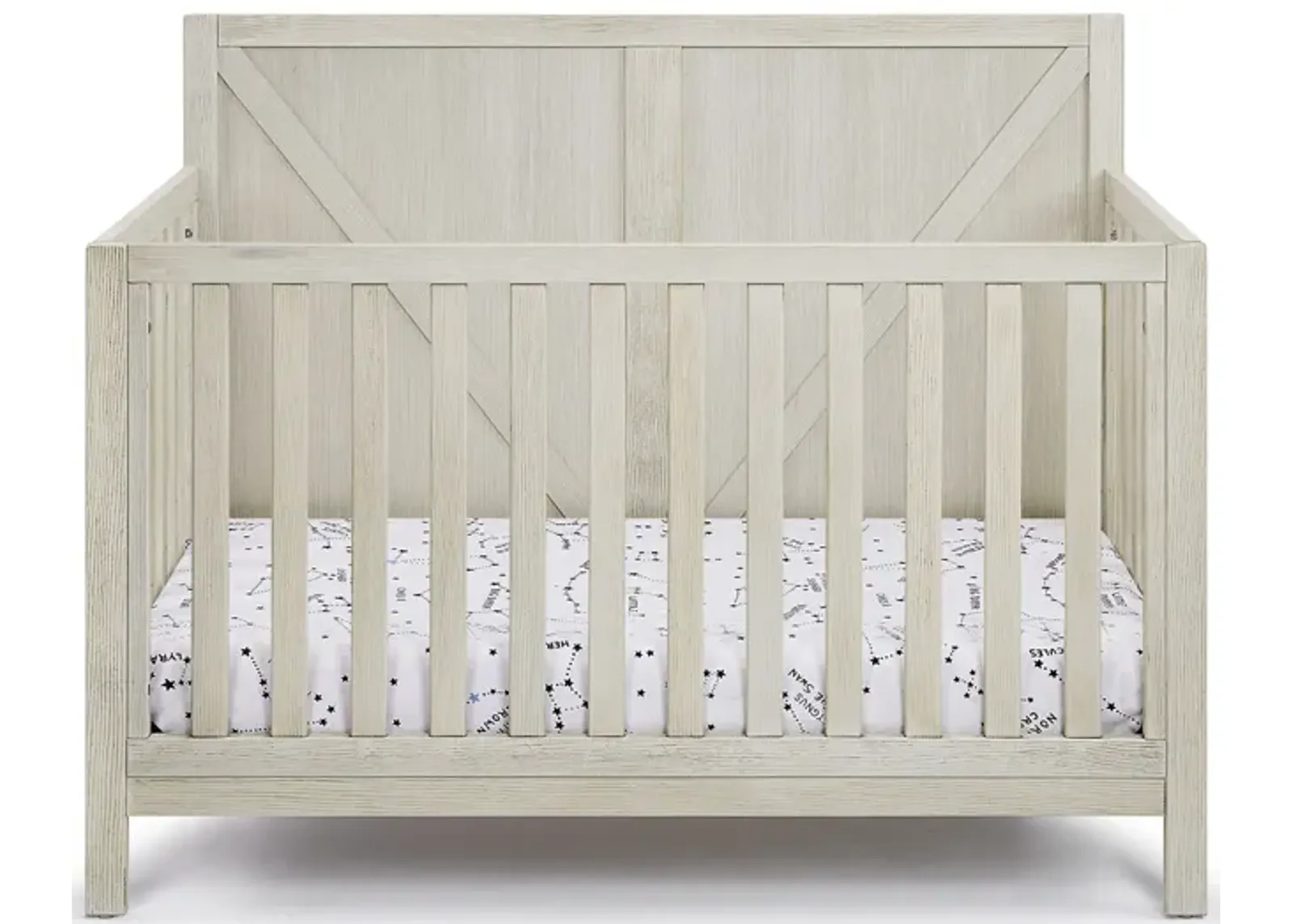 Suite Bebe Barnside 4-in-1 Convertible Crib Washed Gray