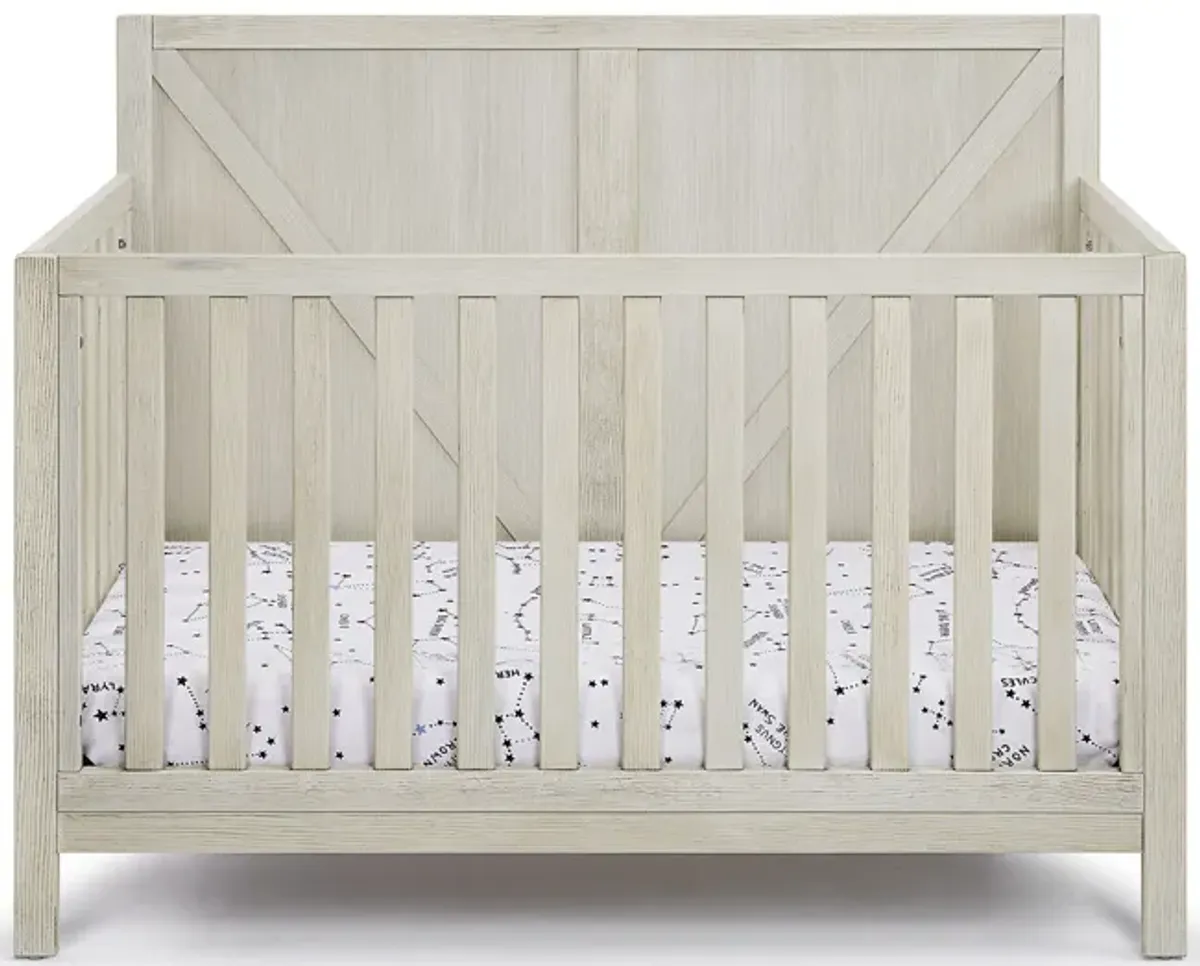 Suite Bebe Barnside 4-in-1 Convertible Crib Washed Gray