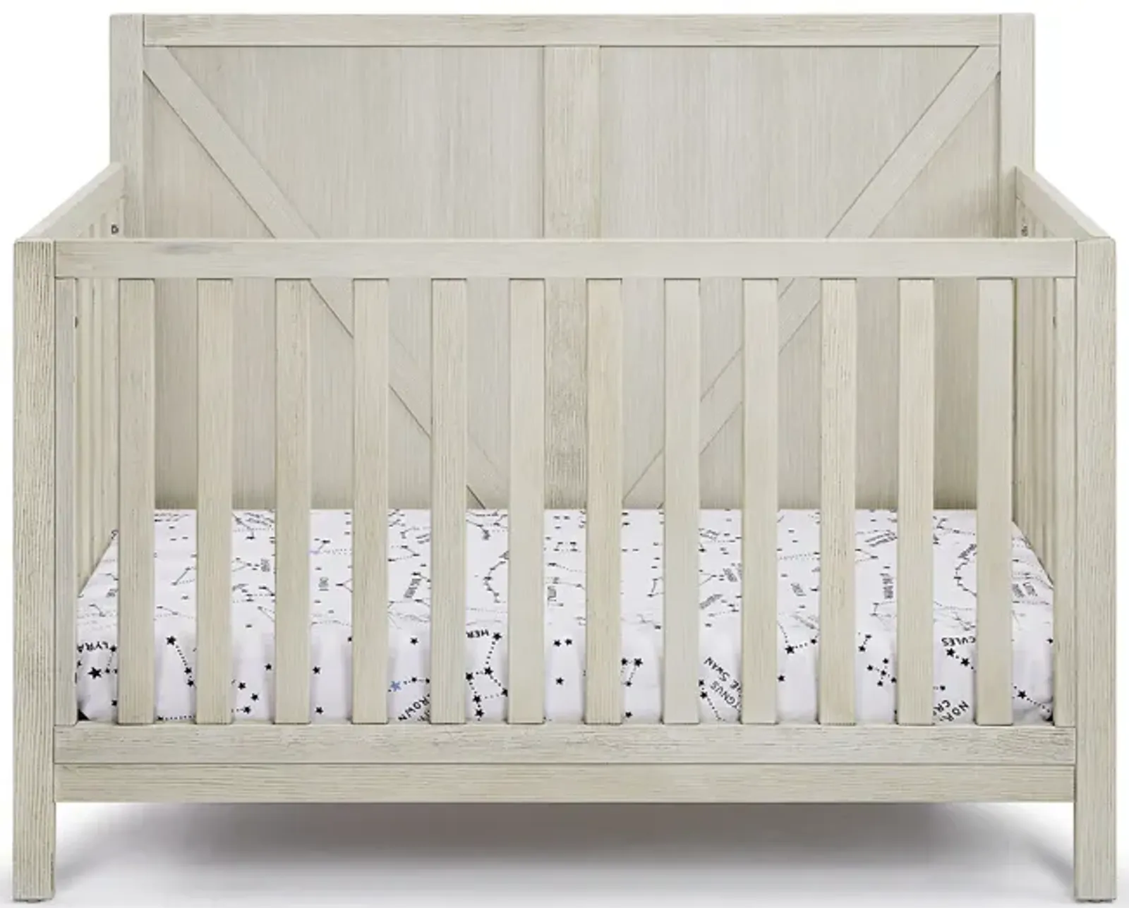 Suite Bebe Barnside 4-in-1 Convertible Crib Washed Gray